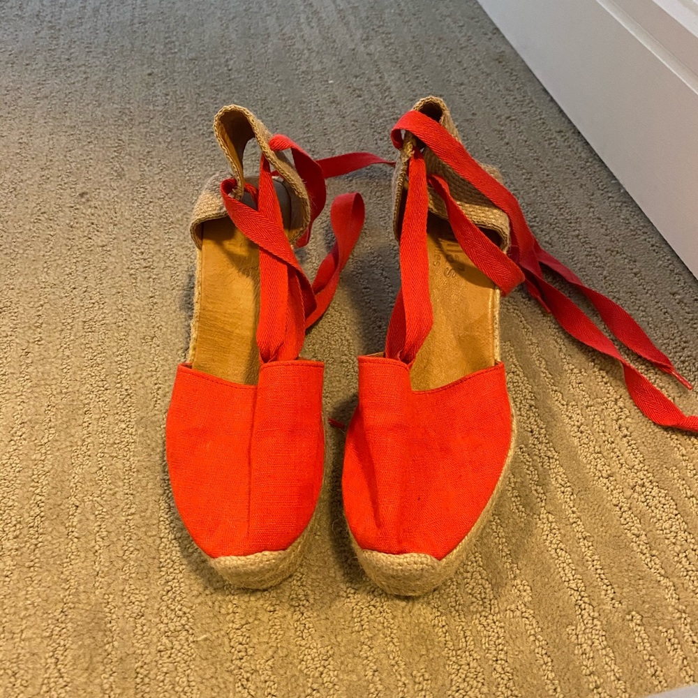 Red espadrilles!